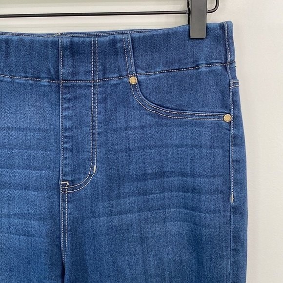 Liverpool High-Rise Skinny Pull On Distressed Jeans Stretchy Denim - Picture 5 of 15